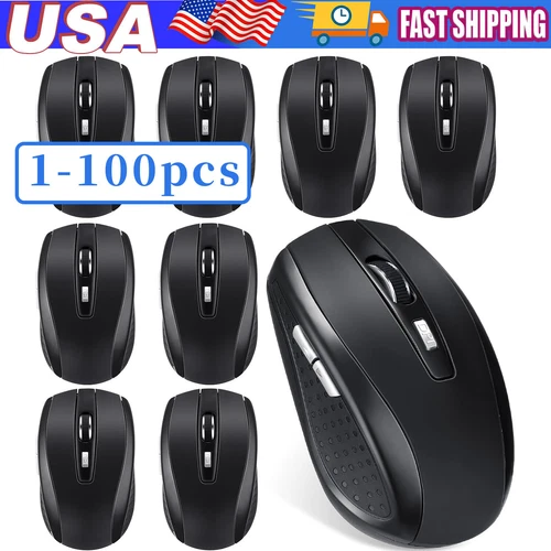 Wireless Optical Mouse Mice 2.4GHz USB Receiver For Laptop PC Computer DPI lot