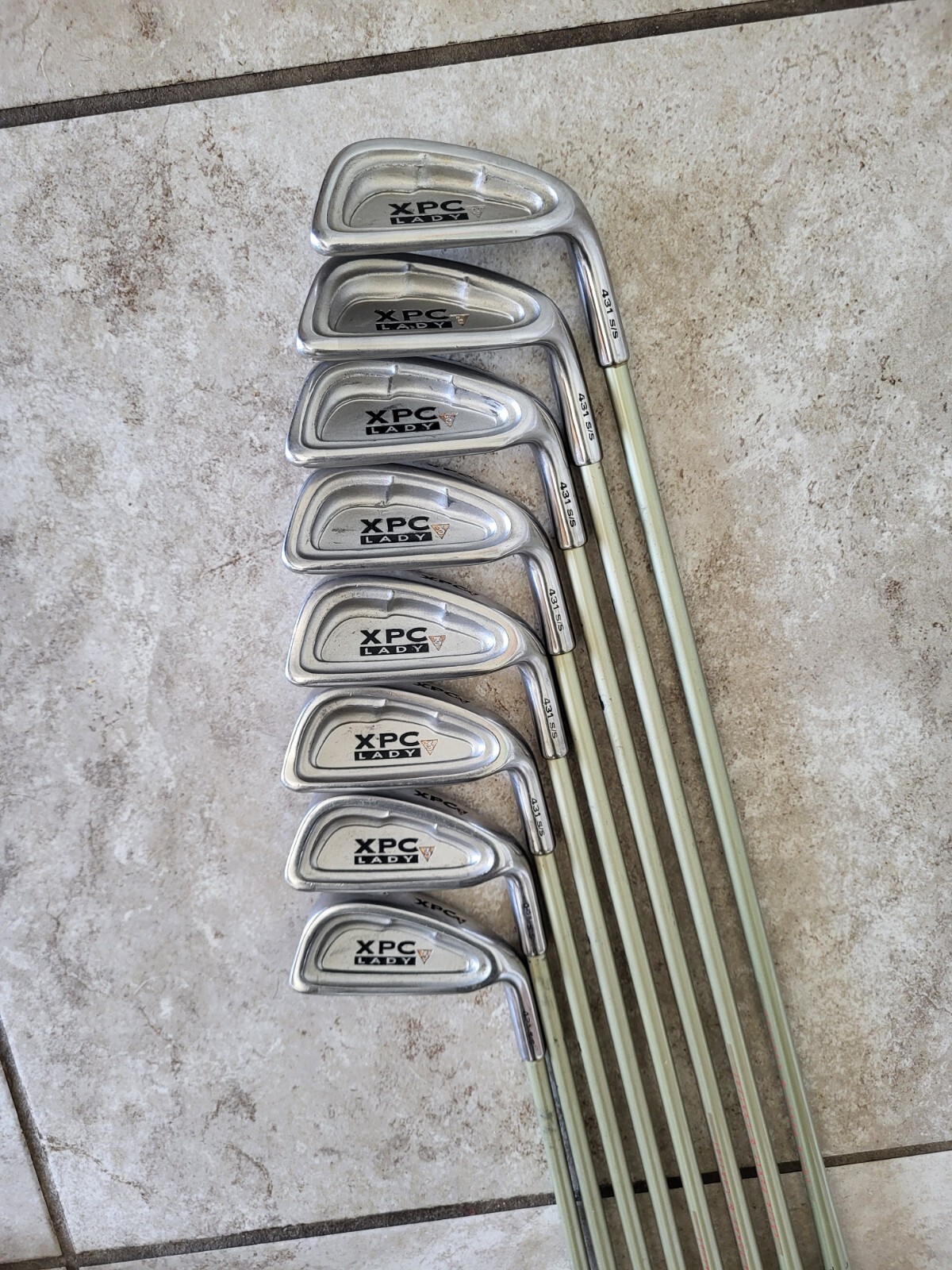 Lady XPC 3 8iron Set 49 S P Ladies Flex Graphite Shafts Right Golf Clubs eBay