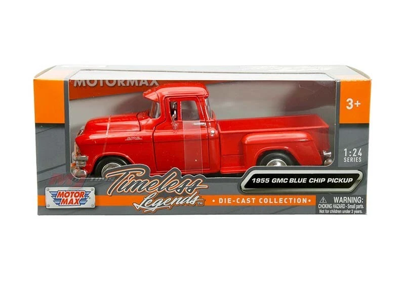 Motor Max 1955 GMC Blue Chip Pickup 1.24