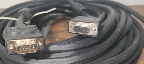 100 FT SVGA Super VGA Video Extension Cable Male to Female TV PC Heavy Duty - Picture 9 of 12