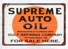 dorm room wall decor  AUTO OIL metal tin sign