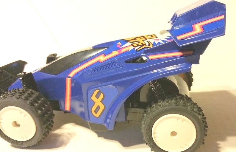 blue nitro car
