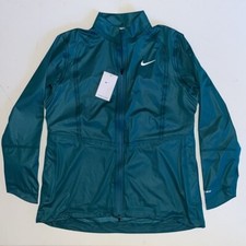 Nike Women  s L Storm-FIT ADV Waterproof Golf Jacket green adjustable NWT 250