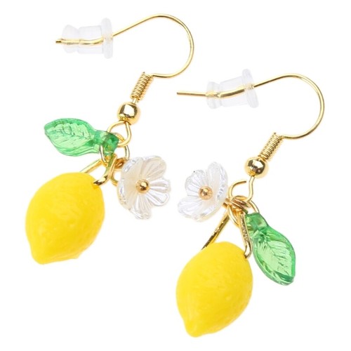 Citrus Earrings Adornment Ear Hooks Dangle Ear Rings Ornament - Picture 5 of 8