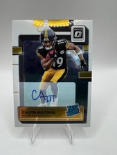 2022 Donruss Optic Calvin Austin III RC Auto /150 Rated Rookie Steelers