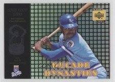 2001 Upper Deck Decade 1970's Decade Dynasties Hal McRae #D8 g2u