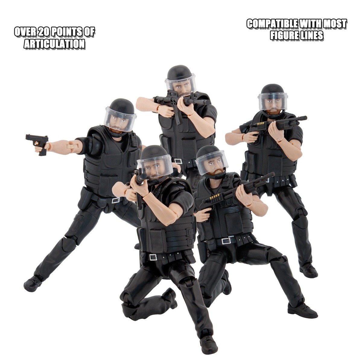 ミリタリー ARTFIGURES S.W.A.T 1/6 SWAT Team Assaulter Attacker Action Figure NX01