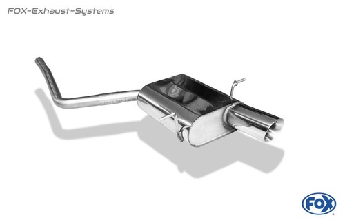  Edelstahl Sportauspuff Mini One Cabrio R57 1x90mm rund doppelwandig - Bild 1 von 2