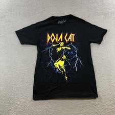 Doja Cat Shirt Mens Medium Black Lightning Gr...