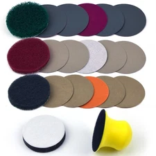 Headlight Restoration Kit, 3" Discs, for Hand Sanding, Hurricane