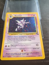 Pokémon TCG “Haunter” 6/62 Fossil Holo Rare Unlimited 1999 HE07 on eBay