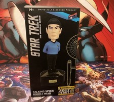 🔥Star Trek (TOS) Talking Spock Bobble Head 2017 Debut SDCC 705/1500 Ent. Earth