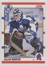 1990-91 Score Bilingual Allan Bester #27 q7c