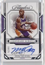2022-23 Panini Flawless Legendary Scripts 10/25 Nick Van Exel #LS-NVE Auto 7o6