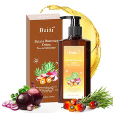 Batana Oil  Rosemary  Onion 3-In-1 Shampoo - Nourishing  Regenerating - Soft,