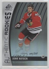 2017-18 SP Game Used Authentic Rookies Rainbow 141/222 John Hayden #117 0pm