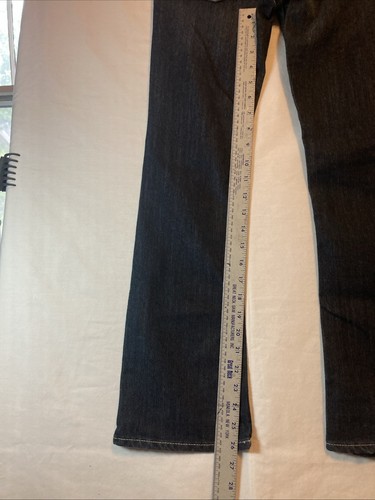 Girl's Levi's Size 10 Regular Boot Cut Blue Jeans 715 Floral Button Stretch Dark - Picture 10 of 17
