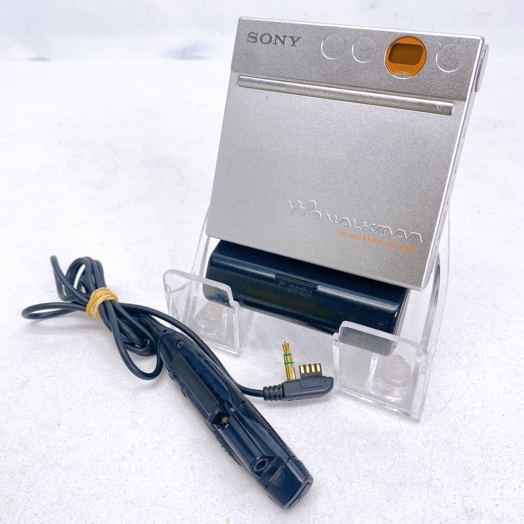 ソニー SONY MDプレーヤー MZ-E800 Sony Walkman Portable MD Player MZ-E800 Silver Tested