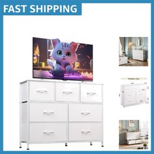 Versatile 7 Drawer Storage Tower for Bedroom Living Room - Easy Assembly