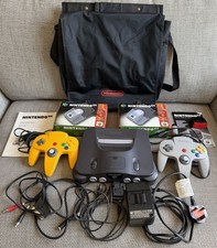 Nintendo 64 N64 Console Bundle PAL Expansion Pak Bag 2x Boxed Rumble Paks Tested