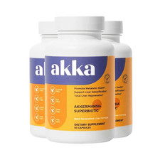 3-Pack AKKA Premium Liver Detox Cleanse - Supports Healthy Liver Detox- 180 Caps