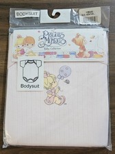 Vintage Baby Girl Size 0-3 Months Bodysuit Precious Moments New in Packaging