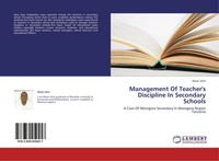 Ahazi John | Management Of Teacher's Discipline In Secondary Schools | Buch