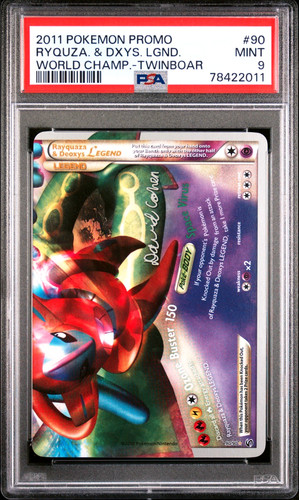 Rayquaza & Deoxys LEGEND graded PSA 9 for sale on eBay
