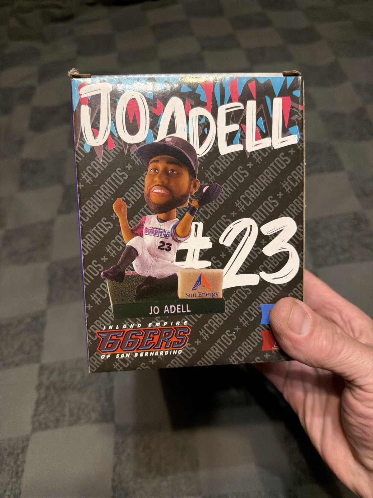 Jo Adell #23 Bobblehead California Burritos Angels 66ers