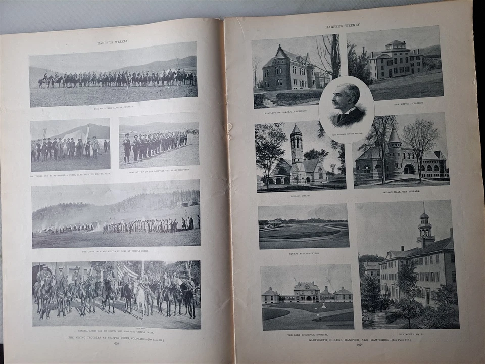 Harpers Weekly - June 30, 1894 Issue Baseball Photos, Harvard Yale Boat Race - Image 3 of 4
