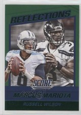 2016 Score Reflections Green Marcus Mariota Russell Wilson #1 0er
