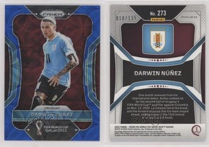 2022 Panini Prizm World Cup Qatar Choice Blue /135 Darwin Nunez Núñez #273