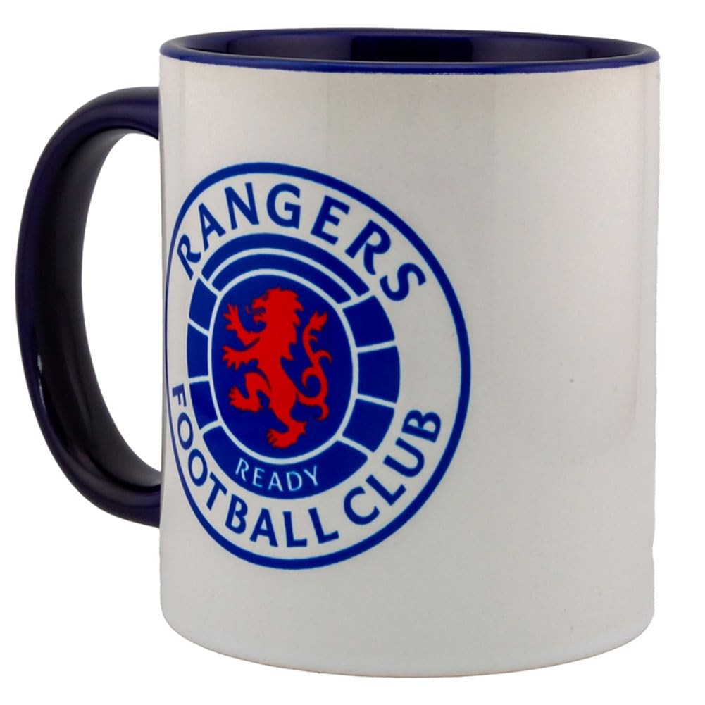 Rangers FC Inner Two Tone Mug (One Size) (White/Navy Blue) One Size White/Navy B