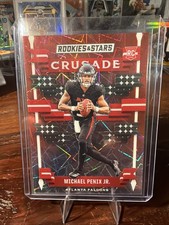 2024 Panini Rookies & Stars - Crusade Red Lazer Michael Penix Jr. #C-MPJ (RC)
