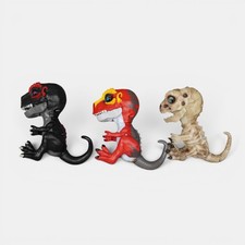 Lot of 3 WowWee Untamed Fingerlings Dinosaurs Dragon Interactive Toys Works