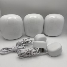 Google Nest Wifi Pro 6E 2 Port Wireless Mesh Router Pack of 3 GA03690-US