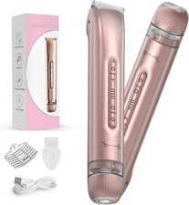 Bikini Trimmer for Women - 2025 New 2-In-1 Dual-Head Electric Shaver  Rechargeabl