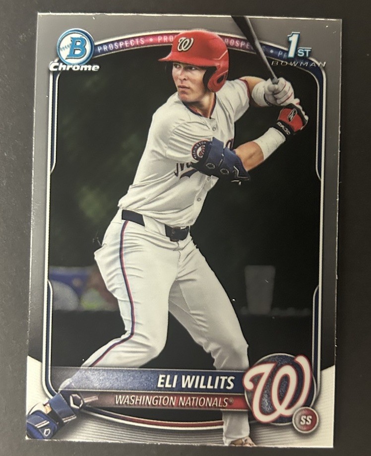 2025 Bowman Draft Chrome Eli Willits #BDC-1 Rookie Nationals