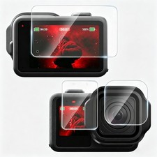 PULUZ Lens  LCD Display 9H 2.5D Tempered Glass Film For GoPro MISSION 1 / 1 PRO