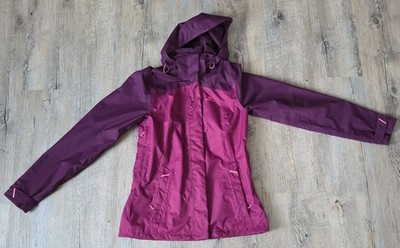 Decathlon Quecha Regenjacke, Damen, Größe S, Farbe Beere, top Zustand