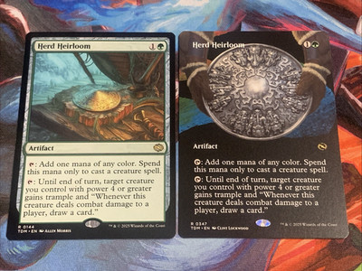 MTG Tarkir: Dragonstorm HERD HEIRLOOM Borderless & Regular Rare Artifact x2 NM/M