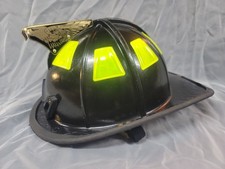 Vintage MSA Cairns 1044 Fireman Firefighter Rescue Helmet + Gold Eagle
