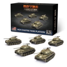 Flames of War | M24 Chaffee Tank Platoon | Epic Scale | 15mm Wargaming