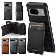 For Google Pixel 10 Pro XL/9A/8/7/6 Pro/6a Magnetic Flip Card Back Wallet Case