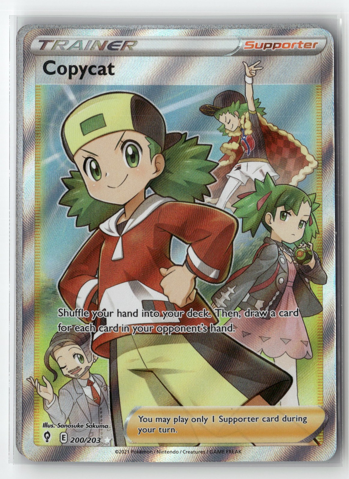 Copycat (Full Art) 200/203 [SWSH07: Evolving Skies] Ultra Rare Pokemon EN NM