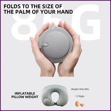 U-Shaped Inflatable Travel Pillow Portable Air Neck Support Cushion Comfortable