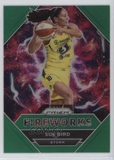 2021 Panini Prizm WNBA Fireworks Green Prizm Sue Bird #18 0c2