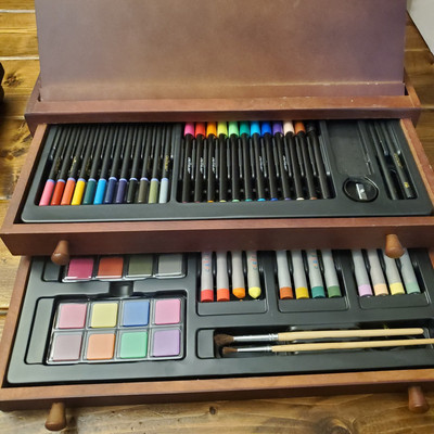 Art Drawing Artist Paint Sketch Pencil  Easel Wood Box