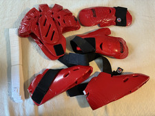Red Lightning By ProForce Sparring Set Gloves...