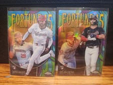 2025 Topps Chrome Fortune 15 James Woods and Dylan Crews